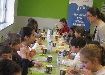 Almozos saudables e didácticos para escolares de Ourense