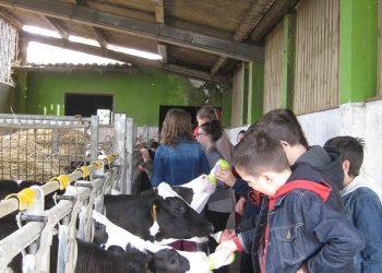 Estudantes de Rábade coñecen o cooperativismo con AGACA e Casa Grande de Xanceda