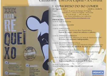 O I Congreso do Bo Comer será o 25 de agosto e a XXIX Festa do Requeixo o 27 na Capela