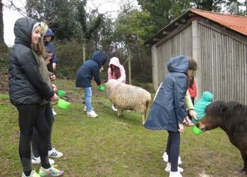 Escolares de Vilalba aprenden cooperativismo con AGACA e Casa Grande de Xanceda