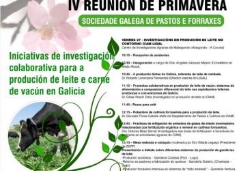 IV Reunión de Primavera da Sociedade Galega de Pastos e Forraxes, o 27 e 28 de abril