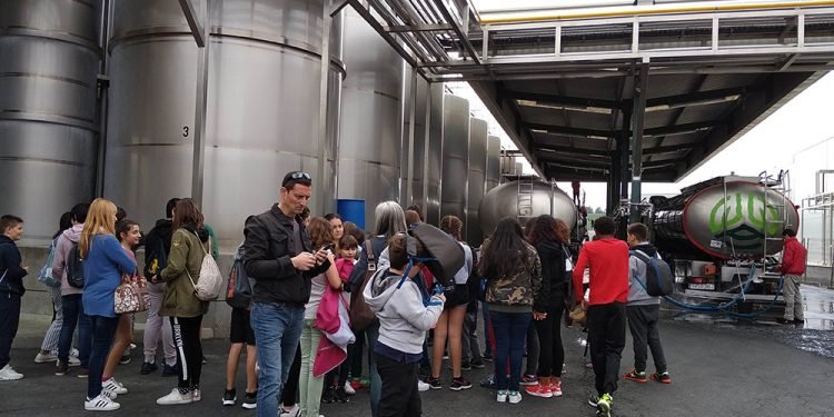 Xornada divulgativa para escolares sobre economía social e sector lácteo en Melide