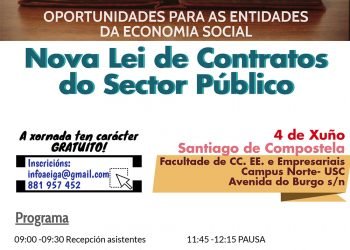 Xornada do Foro pola Economía Social Galega acerca da nova Lei de Contratos do Sector Público