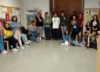 Visita do IES Lois Peña Novo á Fundación Terra de Trasancos con Rede Eusumo