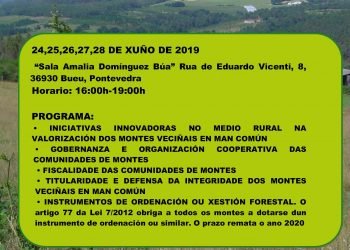 — Do 24 ao 28 de xuño: “Gobernanza cooperativa dos Montes Veciñais” – Bueu