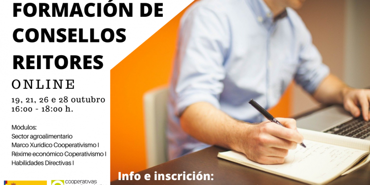 Abre la inscripción para el Taller online de Formación de Consejos Rectores. Comienza el 19 de octubre