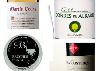 Martín Códax, Condes de Albarei e Viña Costeira, galardonadas nos Bacchus 2017