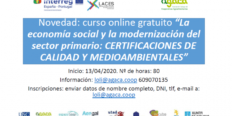Curso online gratuíto sobre certificacións de calidade e ambientais