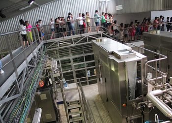 Cincuenta escolares lucenses visitaron Feiraco para aprender sobre cooperativismo