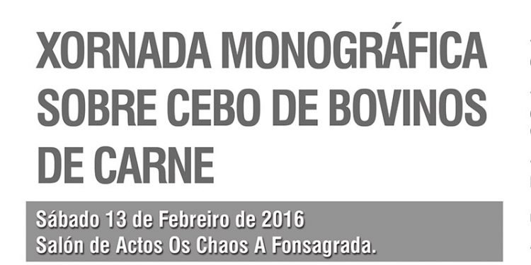 Xornada monográfica – Cebo de Bovinos de Carne – SGPF