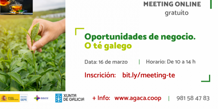 Inscríbete al “Meeting formativo: oportunidades de negocio. Té gallego” que será el 16 de marzo