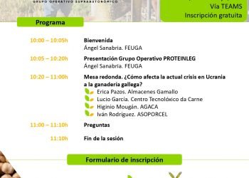 Proteinleg organiza el 19 de mayo una charla online sobre el impacto de la crisis de Ucrania en la ganadería gallega