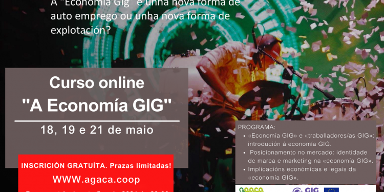 — INSCRICIÓN: Curso sobre GIG-ECONOMY (18,19 e 21 de maio) Nova forma de auto-emprego ou de explotación?