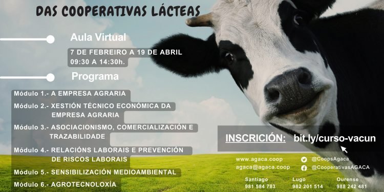 Novo curso de Incorporación á Produción de leite de vacún e consolidación das cooperativas lácteas