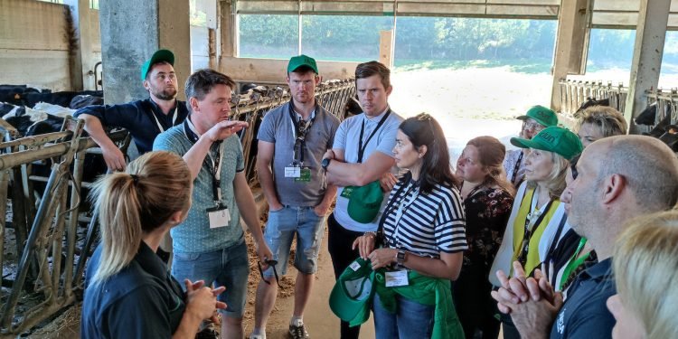 Jóvenes irlandeses visitaron Galicia para conocer las cooperativas ganaderas