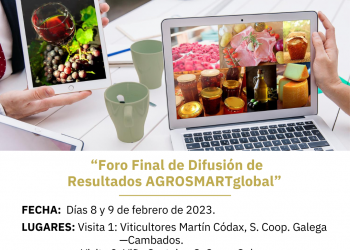 El Foro final de resultados de AGROSMARTglobal será los días 8 y 9 de febrero