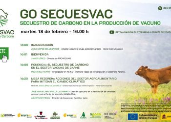 Secuesvac organiza el webinar ‘Secuestro de carbono en la producción de vacuno’ el 18 de febrero