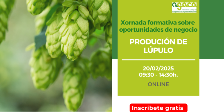 Abre la inscripción a la jornada sobre producción de lúpulo del 20 de febrero