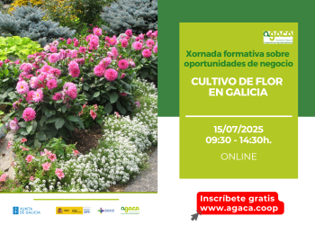 O 15 de xullo AGACA imparte formación sobre cultivo de flor en Galicia