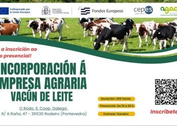 Abierto el plazo para el curso presencial de incorporación a la empresa agraria en vacuno de leche