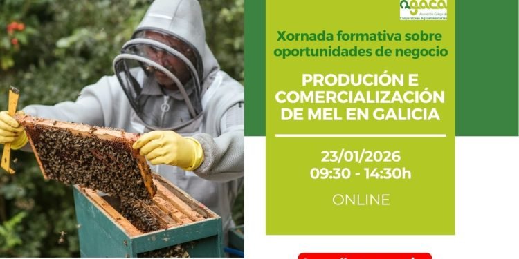 O 23 de xaneiro terá lugar unha xornada sobre oportunidades na produción e comercialización de mel en Galicia