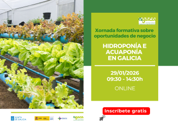 AGACA organiza una jornada sobre hidoponía y acuaponía el 29 de enero