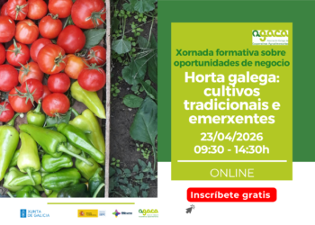 Abre a inscrición a unha xornada sobre cultivos na horta galega