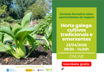 Abre a inscrición a unha xornada sobre cultivos na horta galega