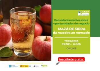 Manzana de sidra en Galicia