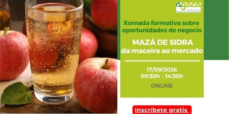 Manzana de sidra en Galicia