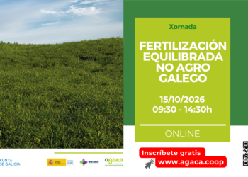 AGACA organiza unha xornada sobre fertilización equilibrada o 15 de outubro